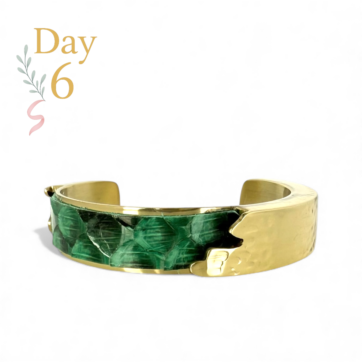 Day 6: Dallas .5 Evergreen Python - Gold + Santa Pouch