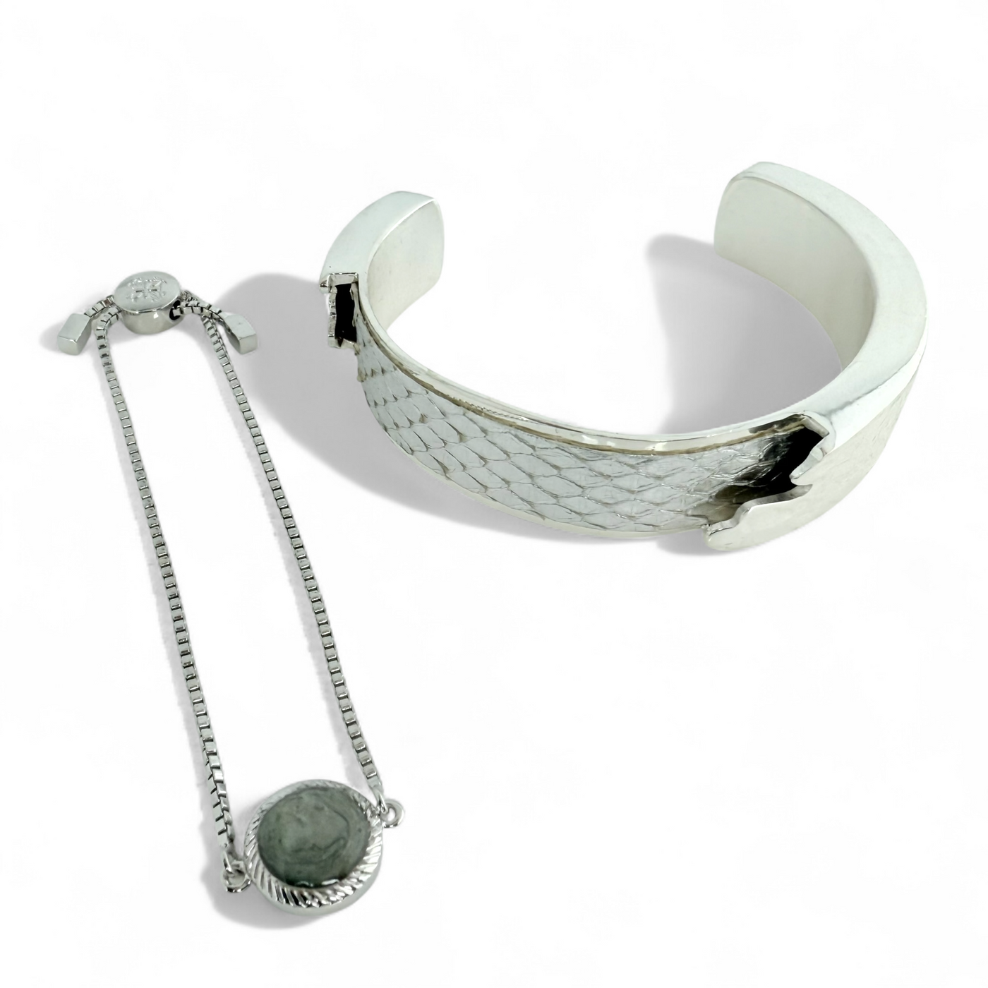 Olivia Marie Slider - Pearlized Silver - Silver