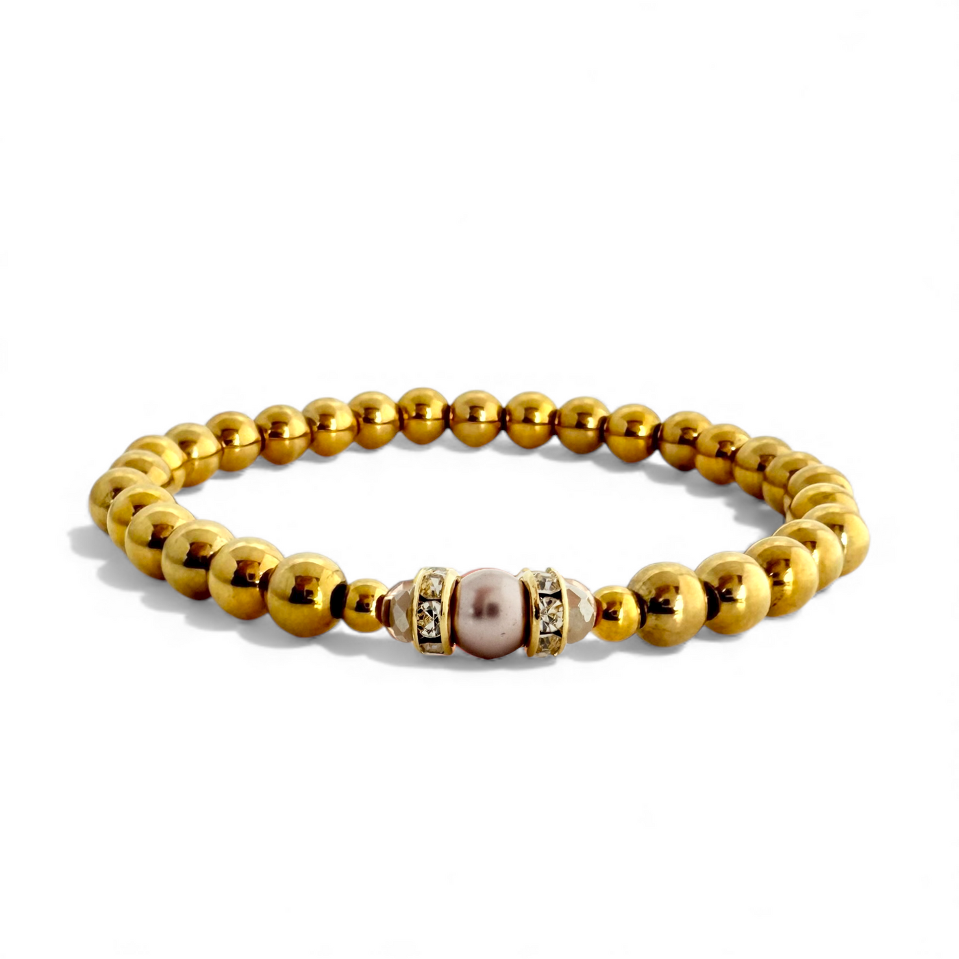 Pearl Bling - Light Cocoa Berry - Gold