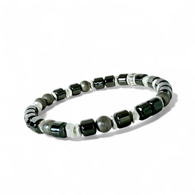 Pewter Meets Hematite - Silver