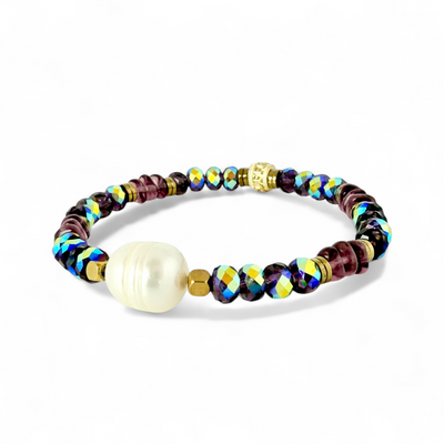 Baroque Pearl in Amethyst Radiance
