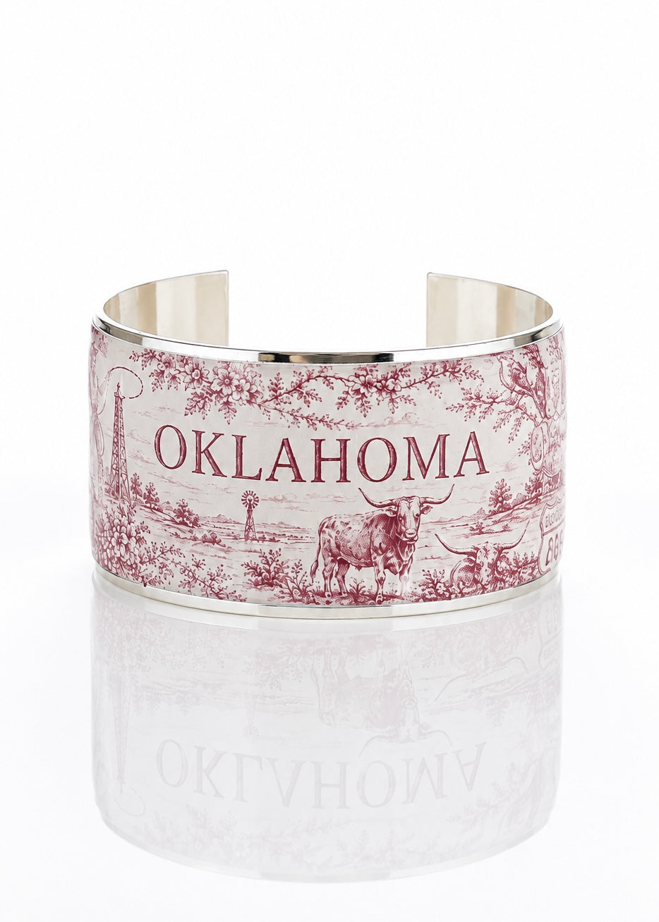 Art Deco  - 1.5 Oklahoma Vintage Roswewood Toile (Gold)