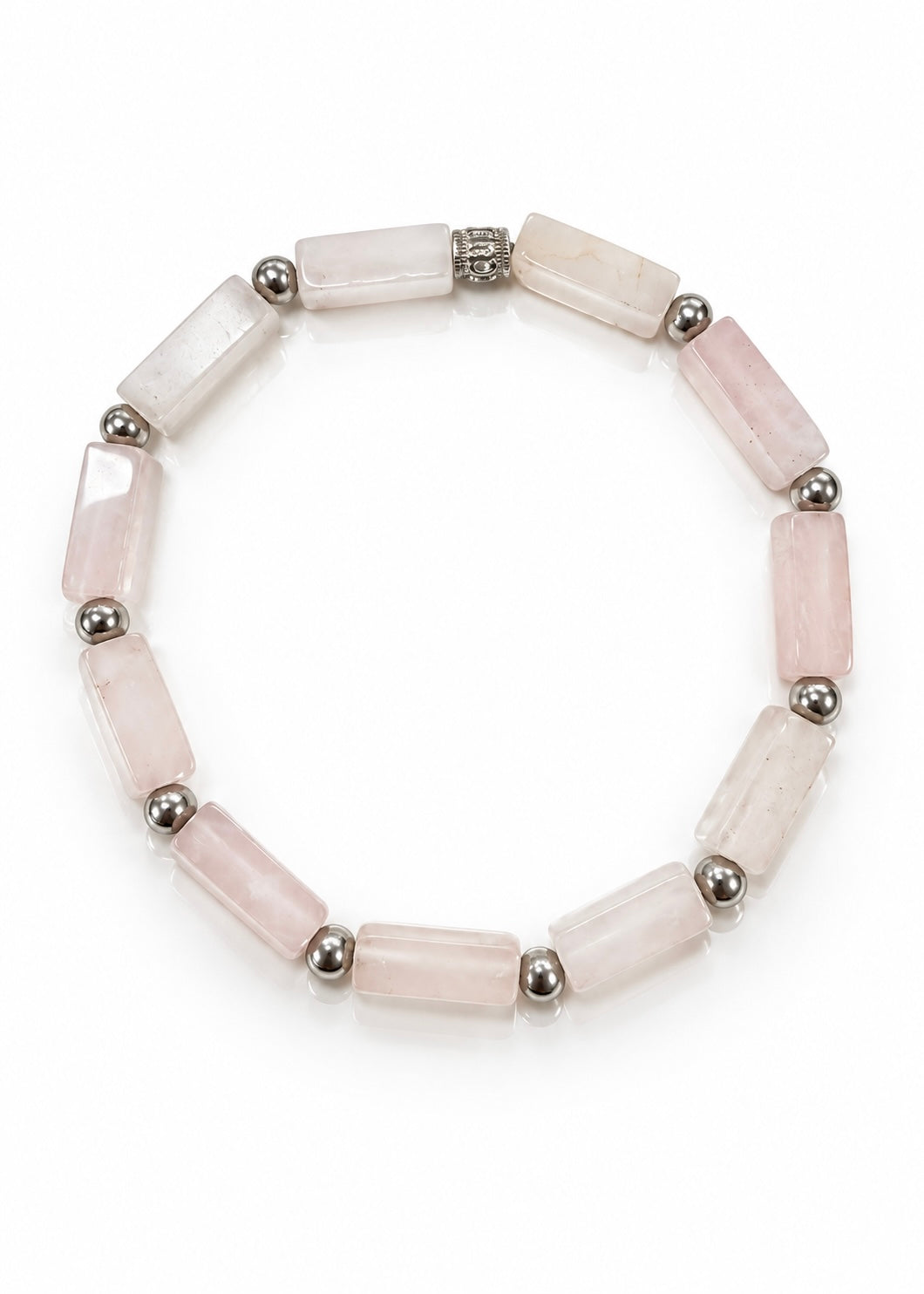 Natural Stone Bracelet – Rose Quartz