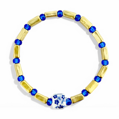 Bloom - Blue with Gold
