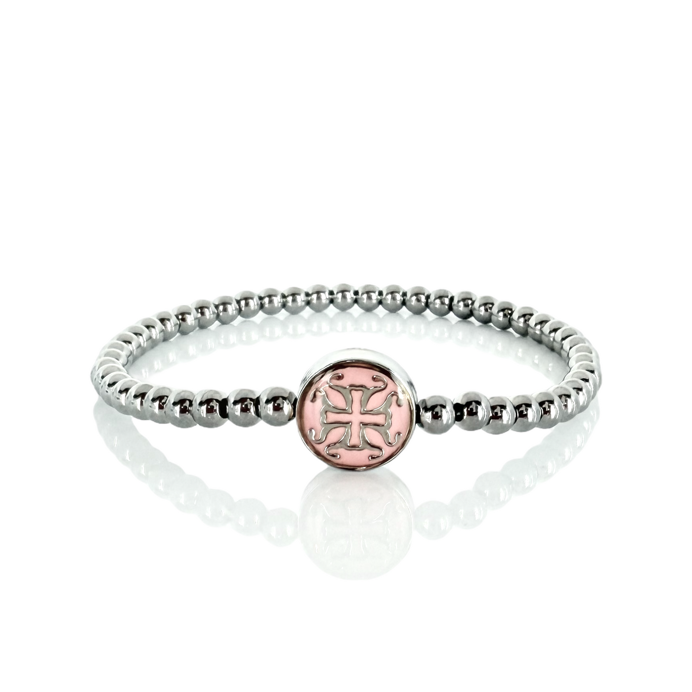 Hadlee Light Pink 4mm - Silver