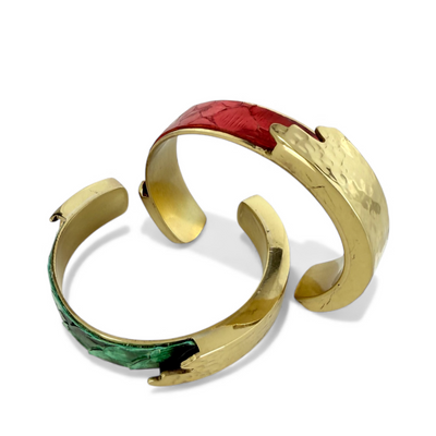 Day 6: Dallas .5 Red Metallic Python - Gold + Santa Pouch