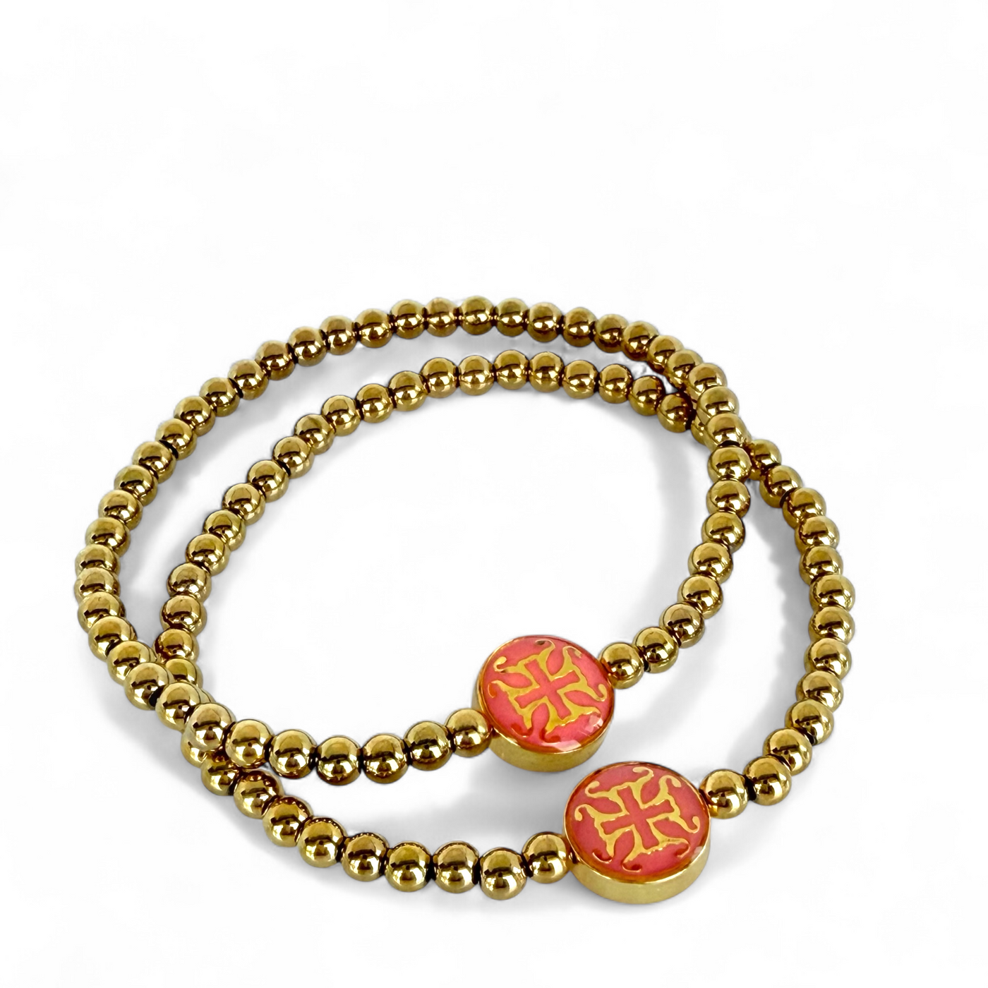 Hadlee Coral 4mm - Gold