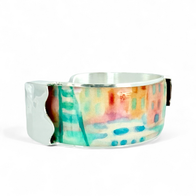 St. Tropez Port Grimaud - Dallas Art Deco in Silver