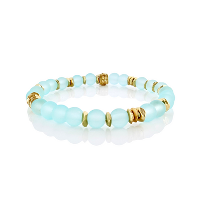 Beatrix - Powder Blue with Gold