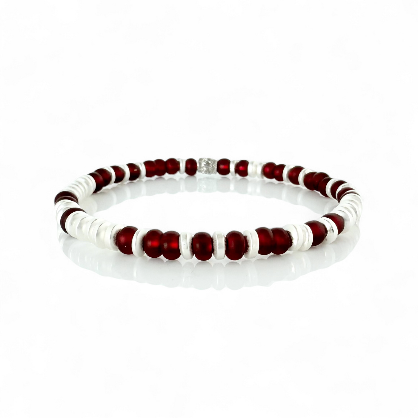 Mary Kate - Soft Garnet - Silver
