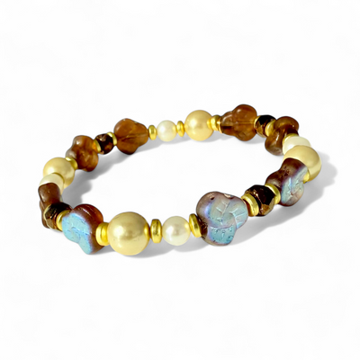Pearls & Lustre Clover - Gold