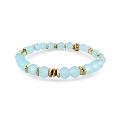 Beatrix - Powder Blue with Gold