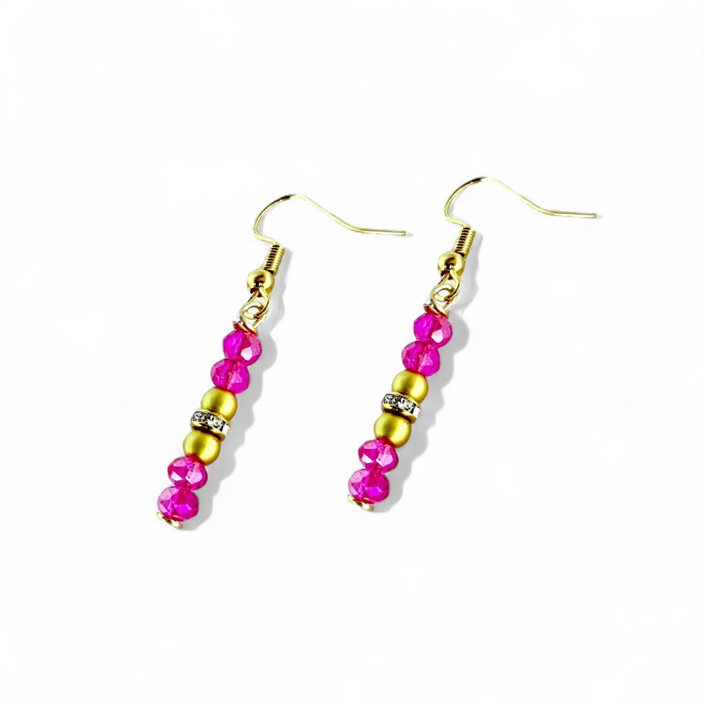 Think Pink - Gold - Earrings