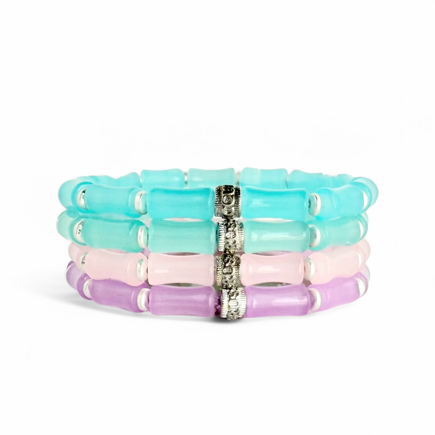 Millie - Light Turquoise with Silver