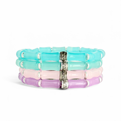 Millie - Light Turquoise with Silver