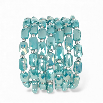 Day 10: LENA - Iridescent Dreamy Blue - Silver