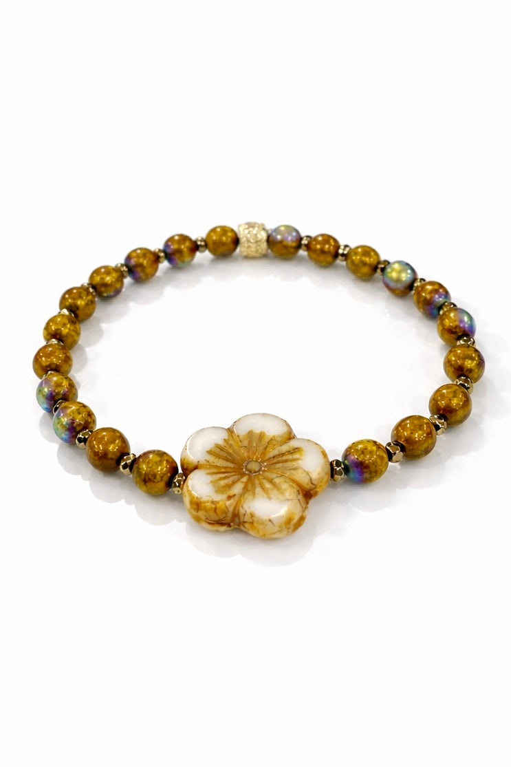 Le Fleur - Single Bloom Antique Gold