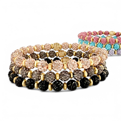 Emerson Lane Trio - Rose Gold + Hematite + Black with Gold