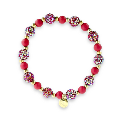 Adelaide - Red with Gold