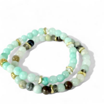 Bennett - Multi White and Sea Foam