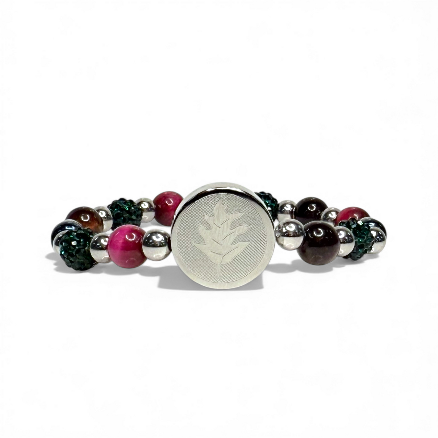 Providence - Emerald/Mahogany/Navy/Magenta - Silver