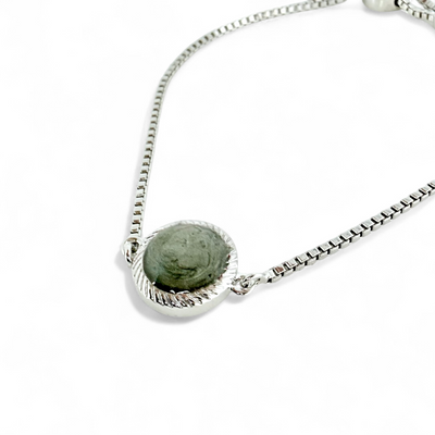 Olivia Marie Slider - Pearlized Silver - Silver