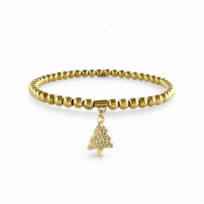 Day 3: Mini Pavé Tree Charm - Gold + Santa Pouch