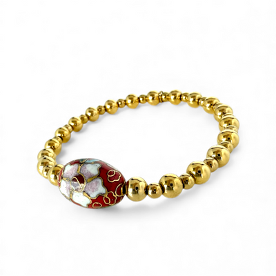 Day 6: Matryoska Imperial Red - Oval + Santa Pouch