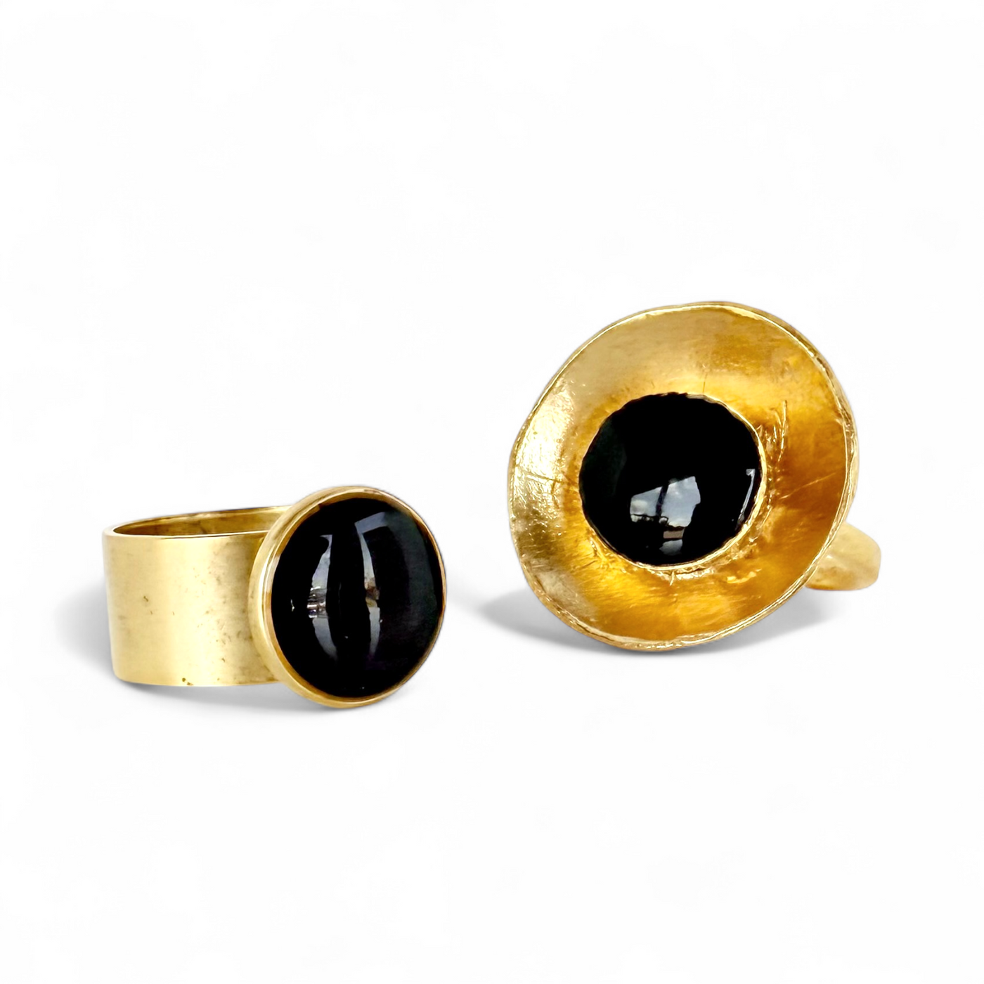 Halo Ring - Plum - Gold