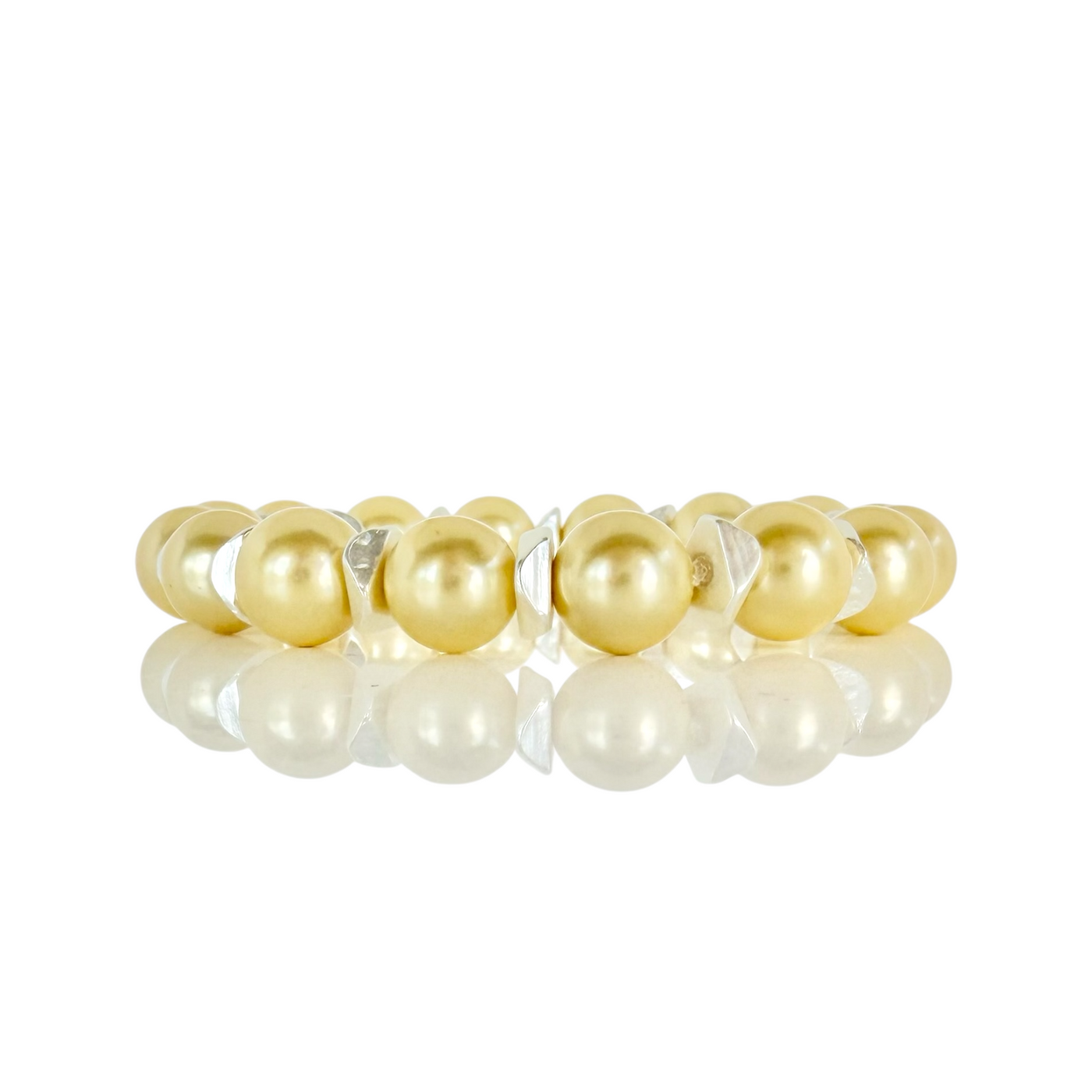Boleyn Pearl - Yellow - Silver