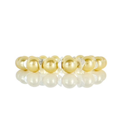 Boleyn Pearl - Yellow - Silver