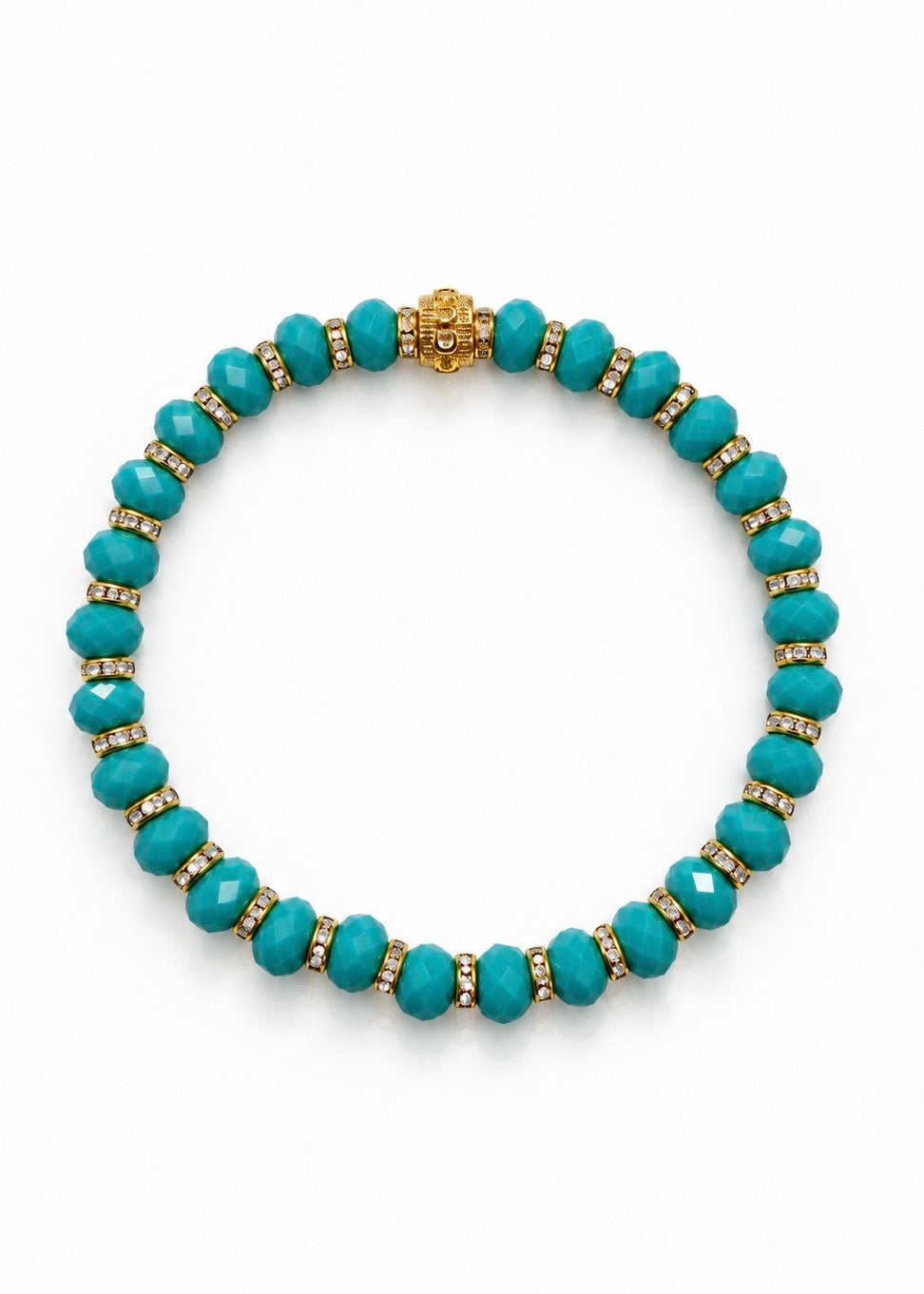 The Evan - Turquoise  (Gold/ Silver)