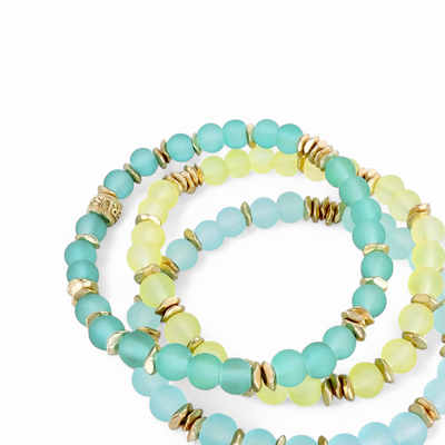 Beatrix - Powder Blue with Gold