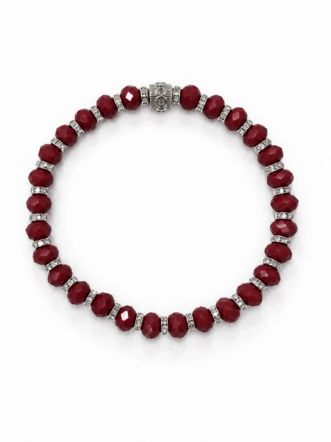 The Evan - Cranberry (Gold/ Silver)