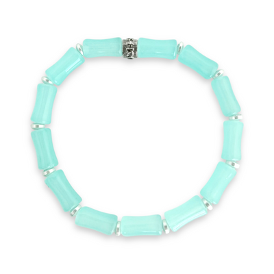 Millie - Light Turquoise with Silver