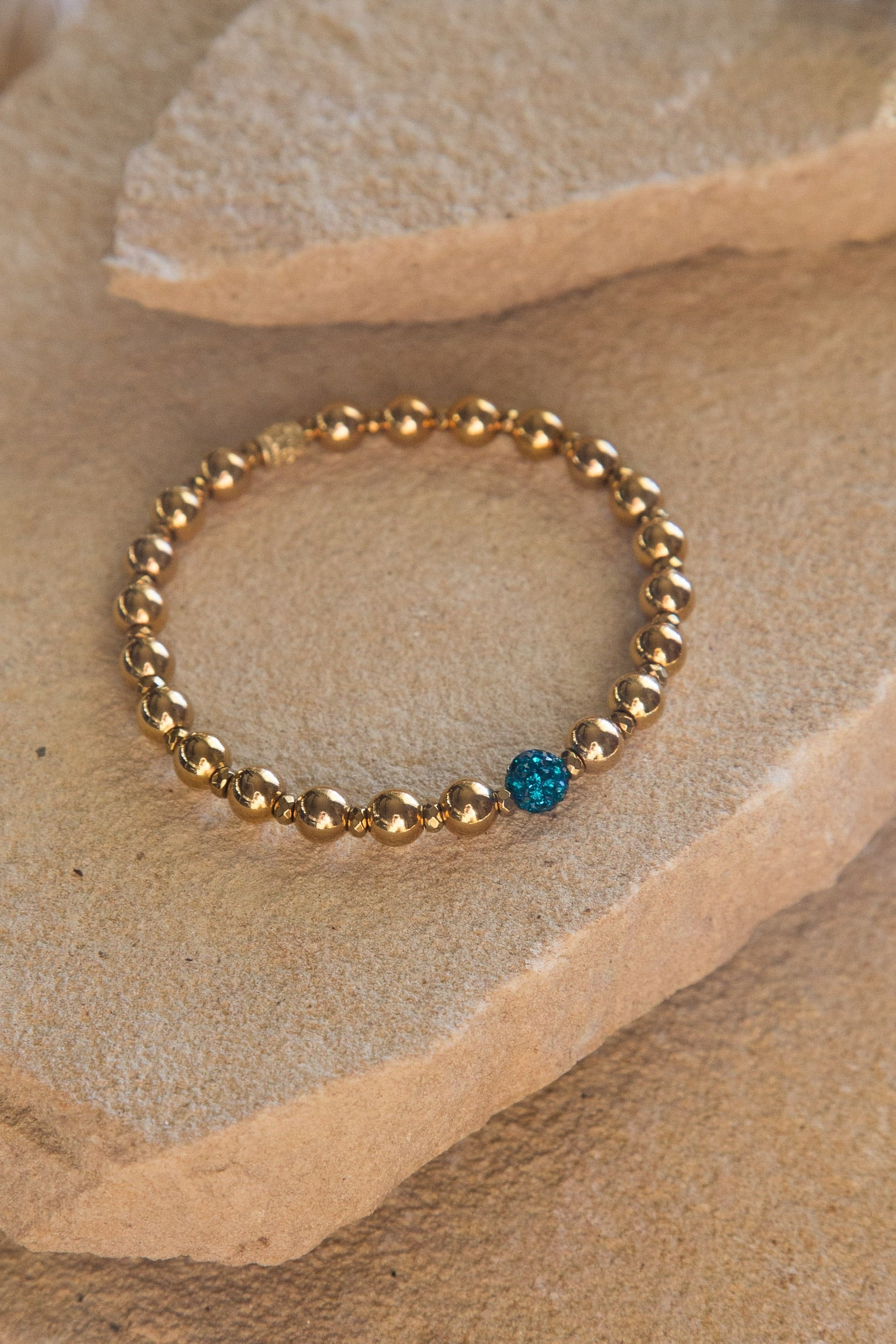 Ireland Icon - Turquoise (Gold)