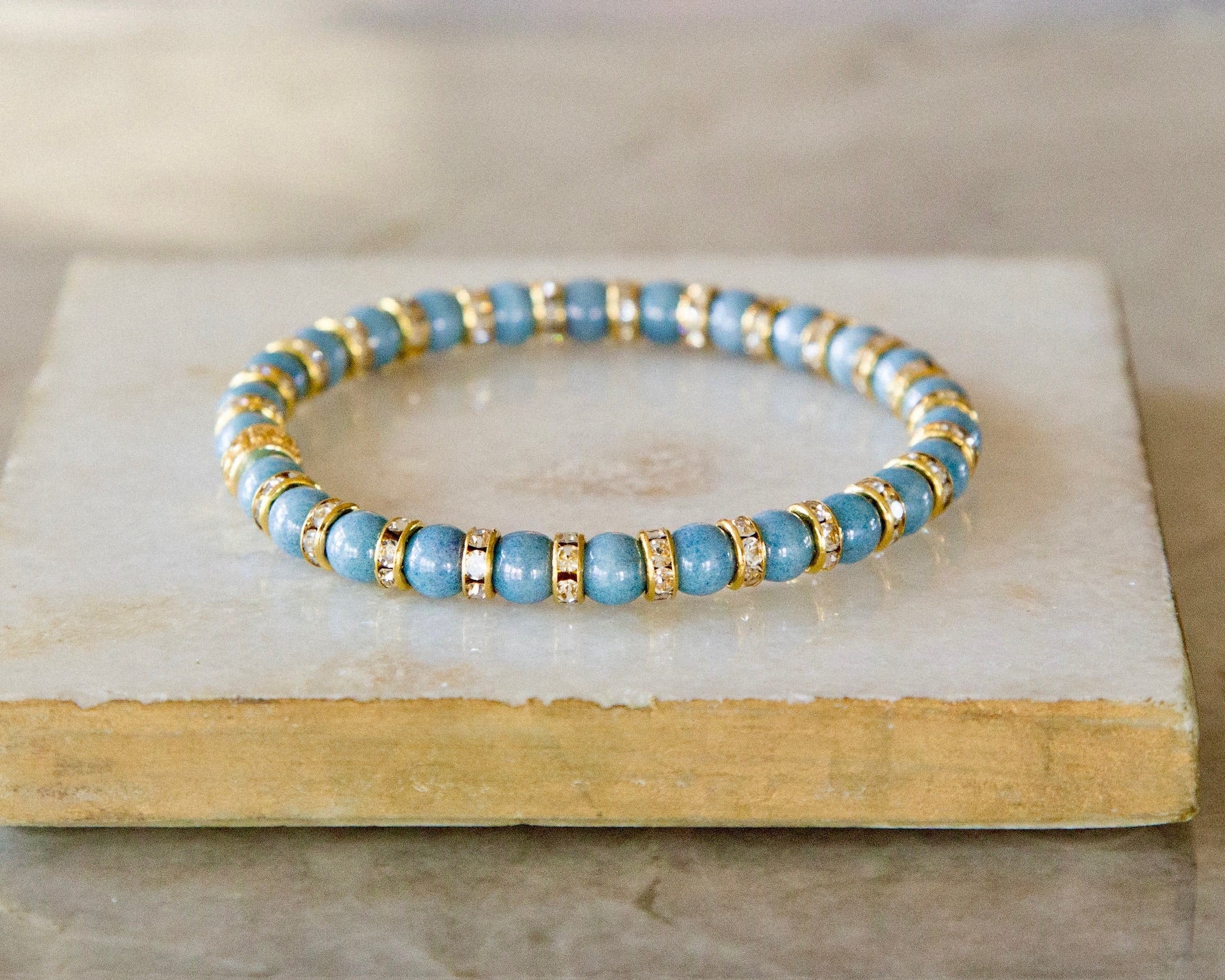 Telluride Sky Blue Pavé Gold
