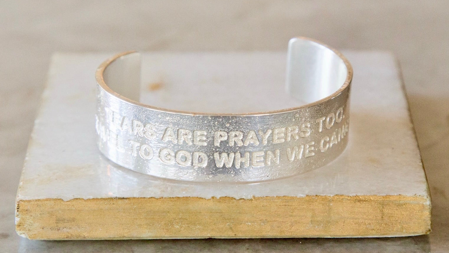 Tears Are Prayers Too Silver 1.0