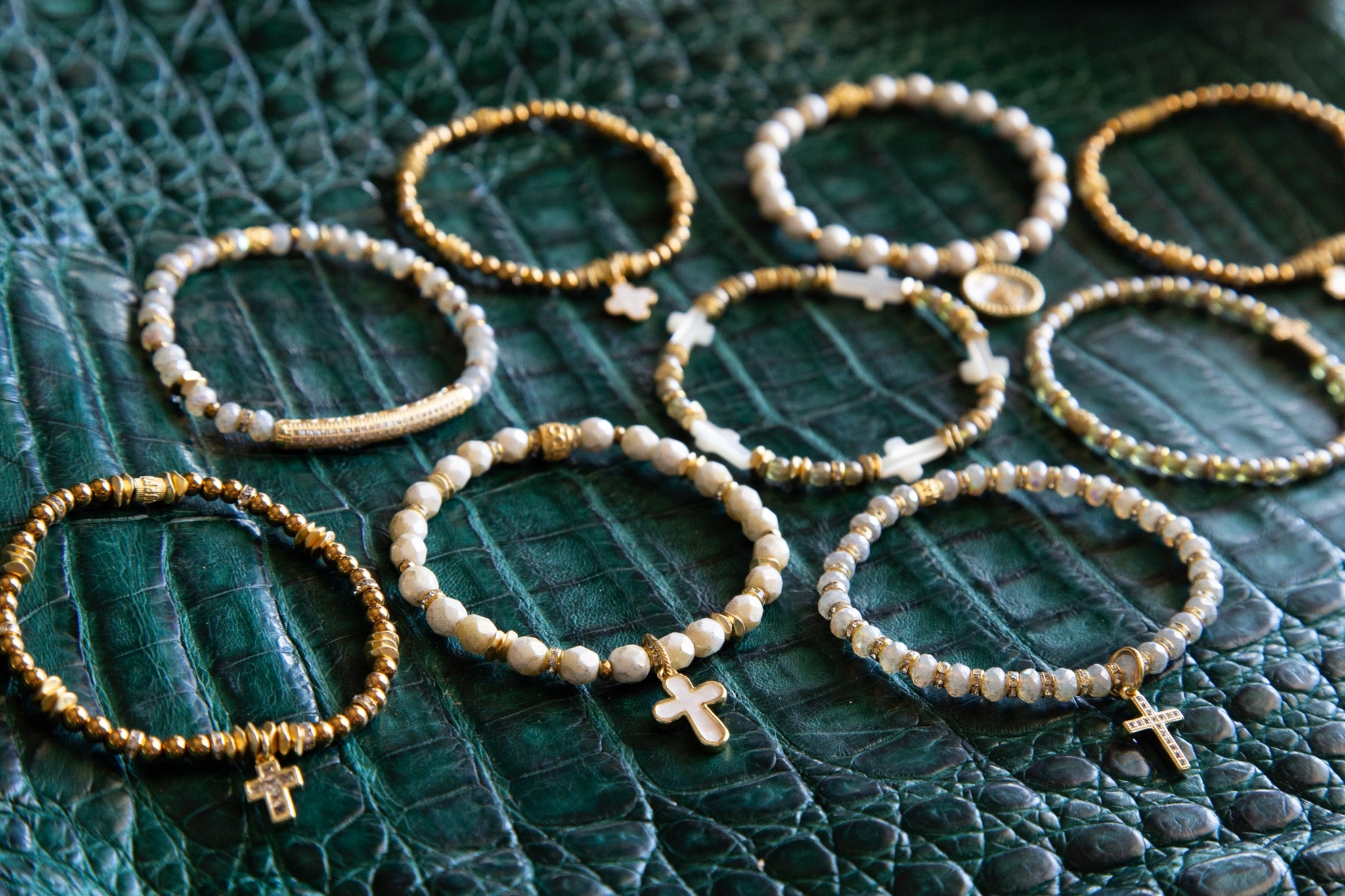 Ever True Mini Pave Cross Silver