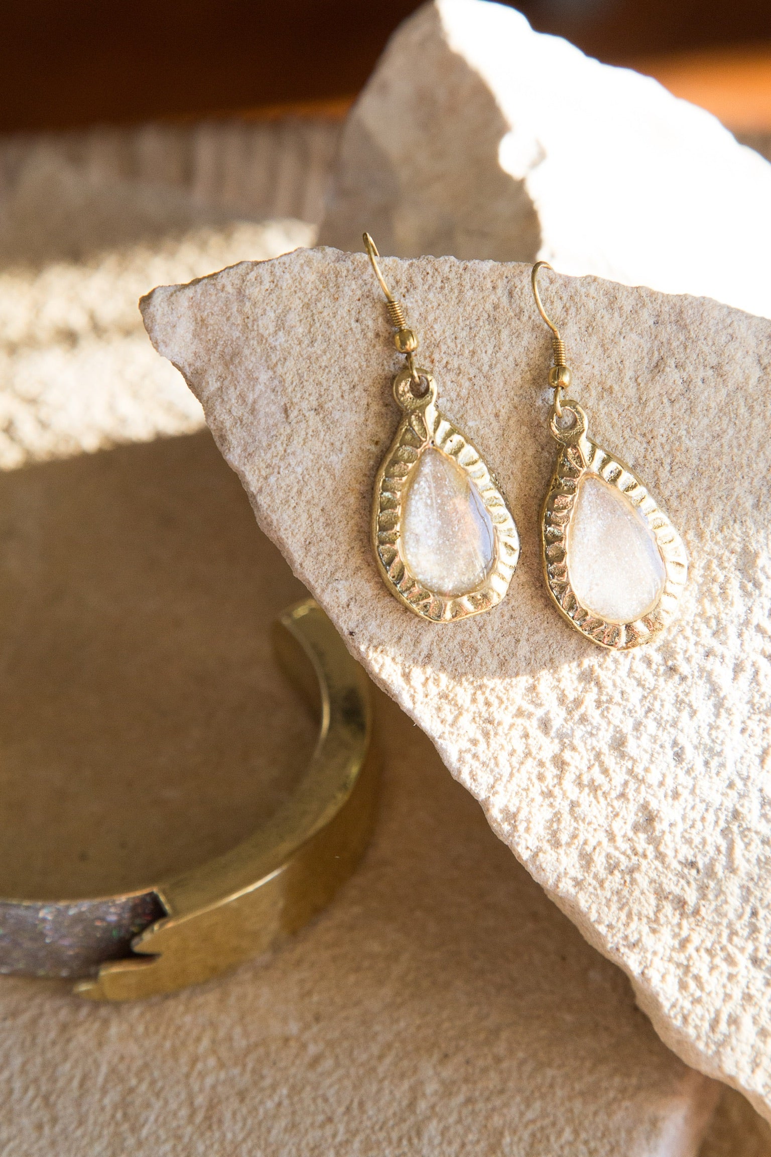 Aspen Frances Pewter Earrings - Silver