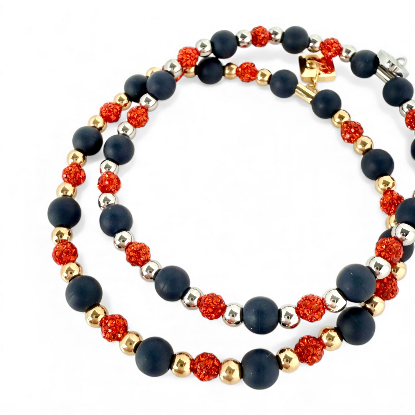 Kaleidoscope Mini Orange & Midnight - Silver