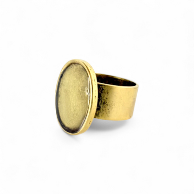 St. Tropez Ovale Ring - Forsythia - Gold