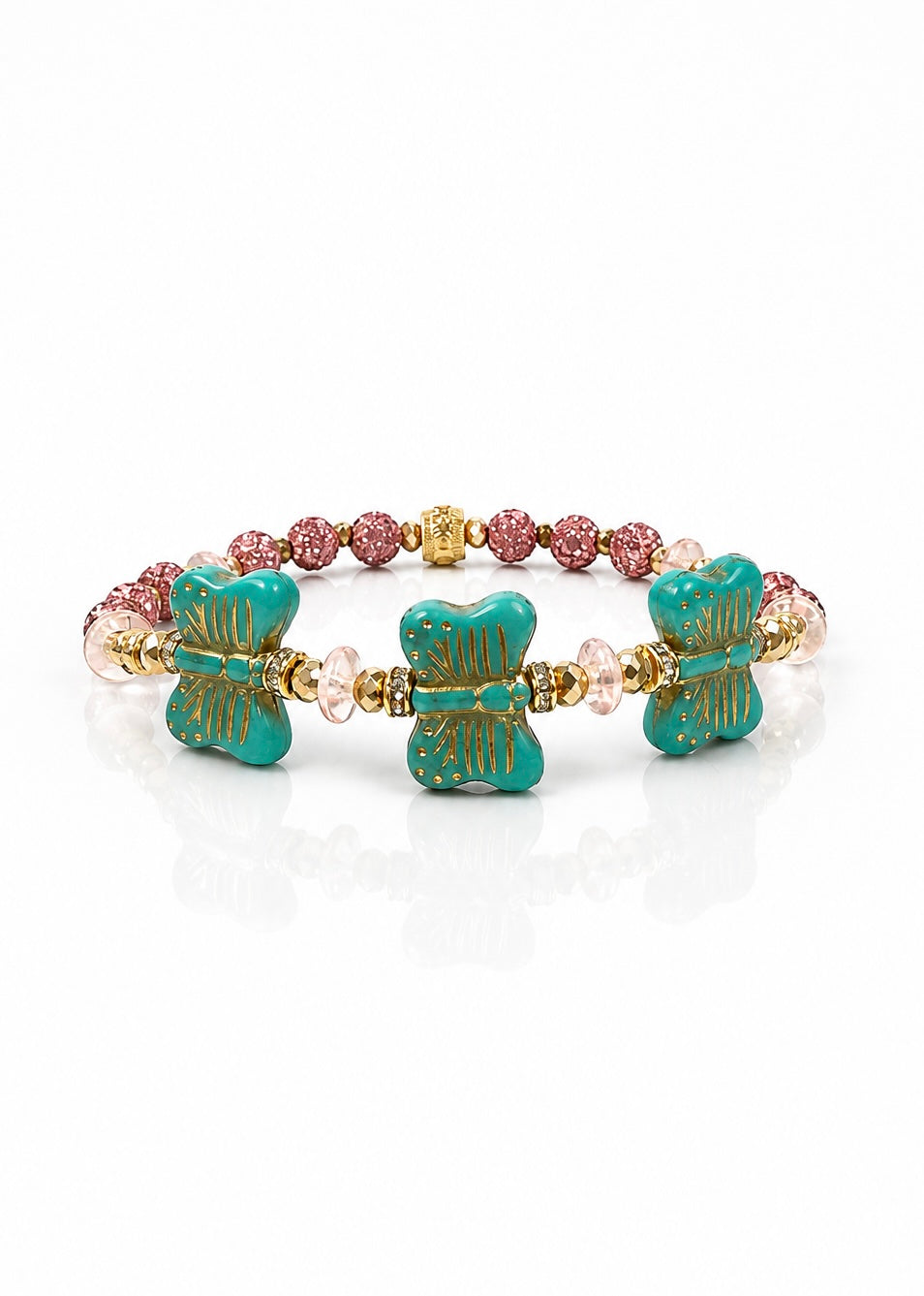 The Dolly Collection - Dream More Butterflies (turquoise color/gold)
