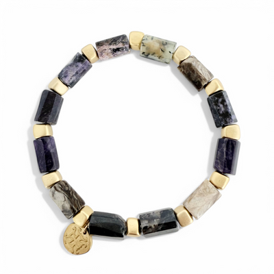 Anderson - Purple/Black Charoite