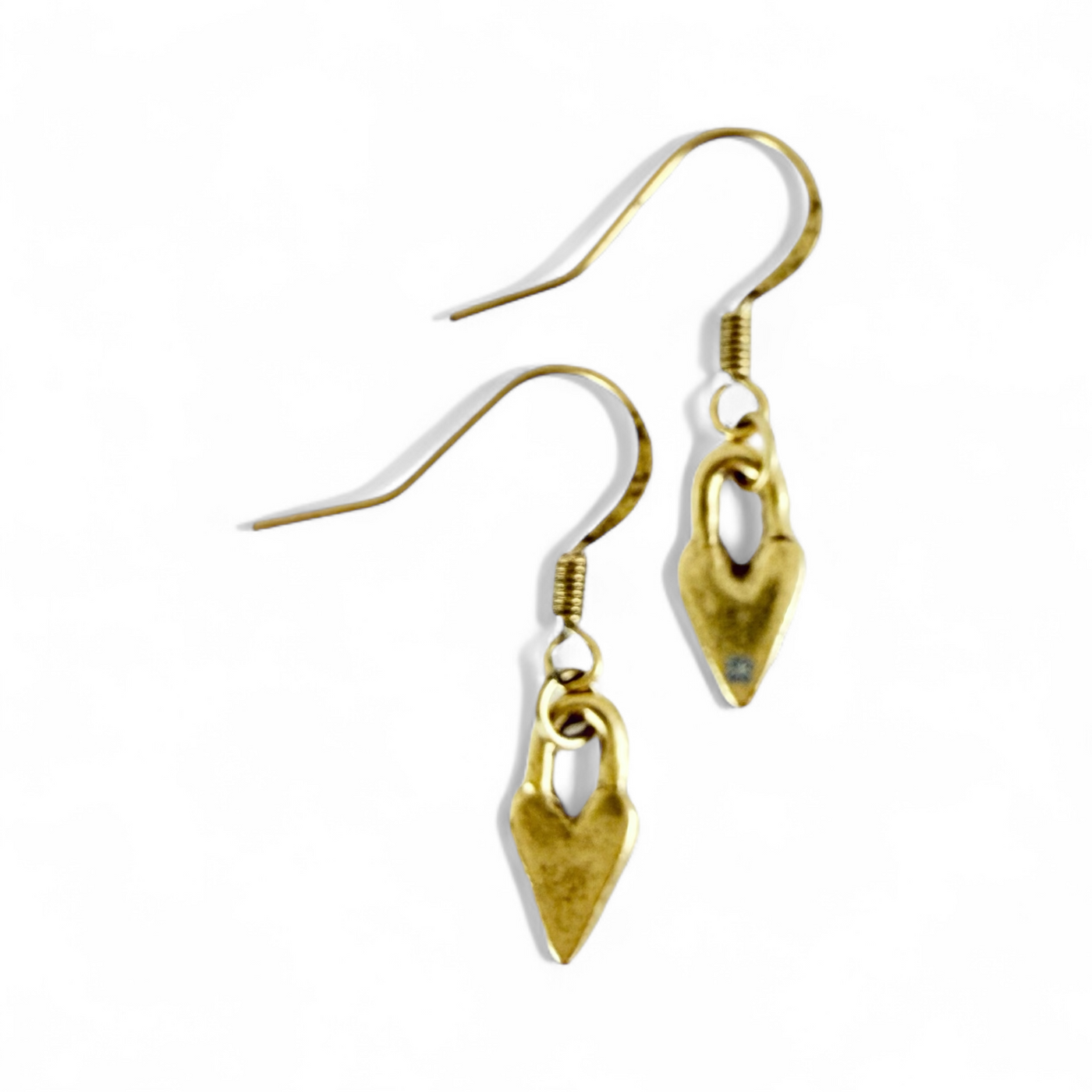 Lock of Love Earrings - Gold