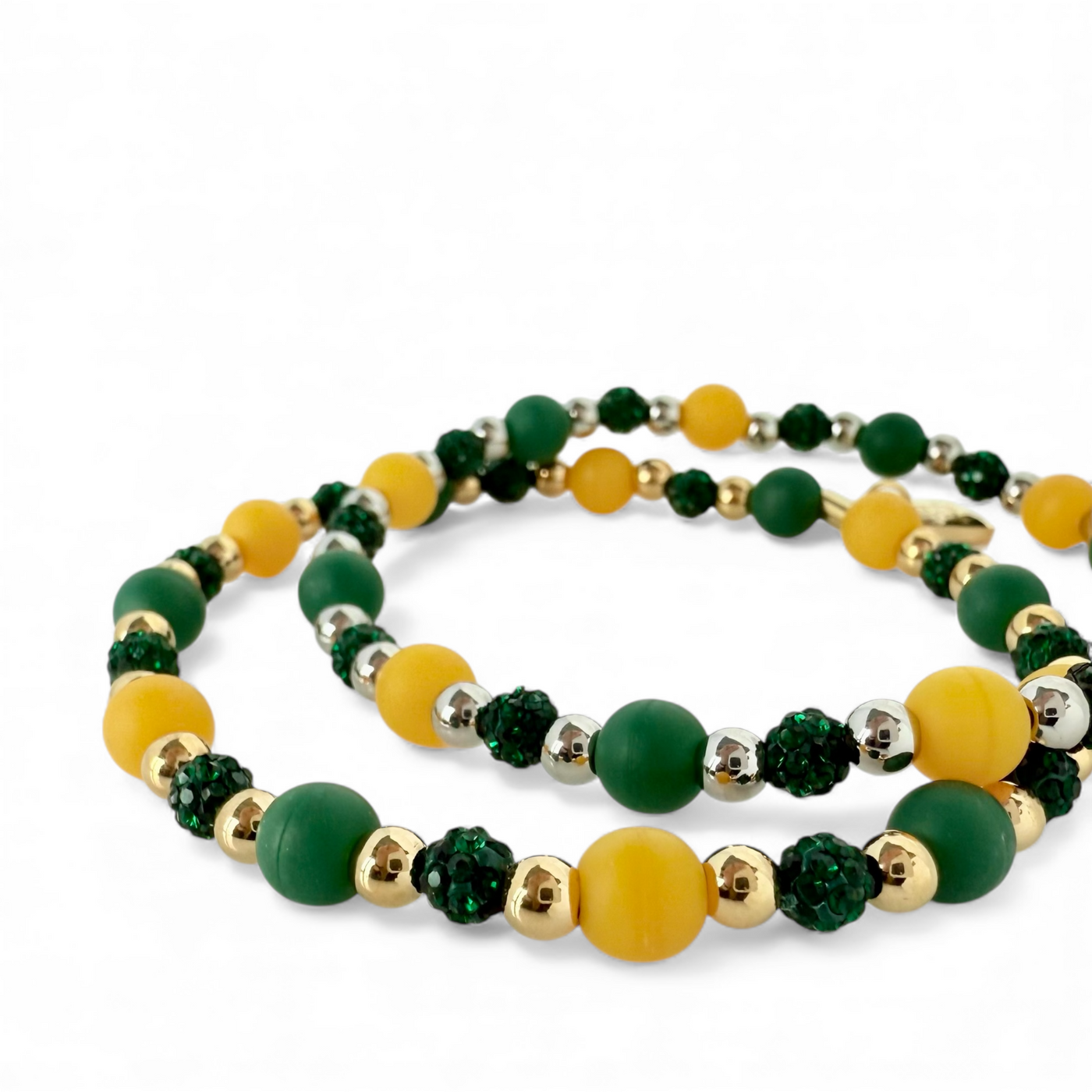Kaleidoscope Mini Green, Green, Yellow with Silver