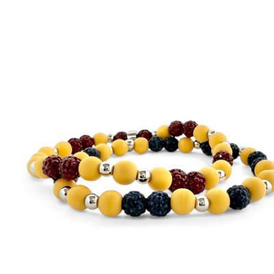 One For The Team - Navy/Yellow