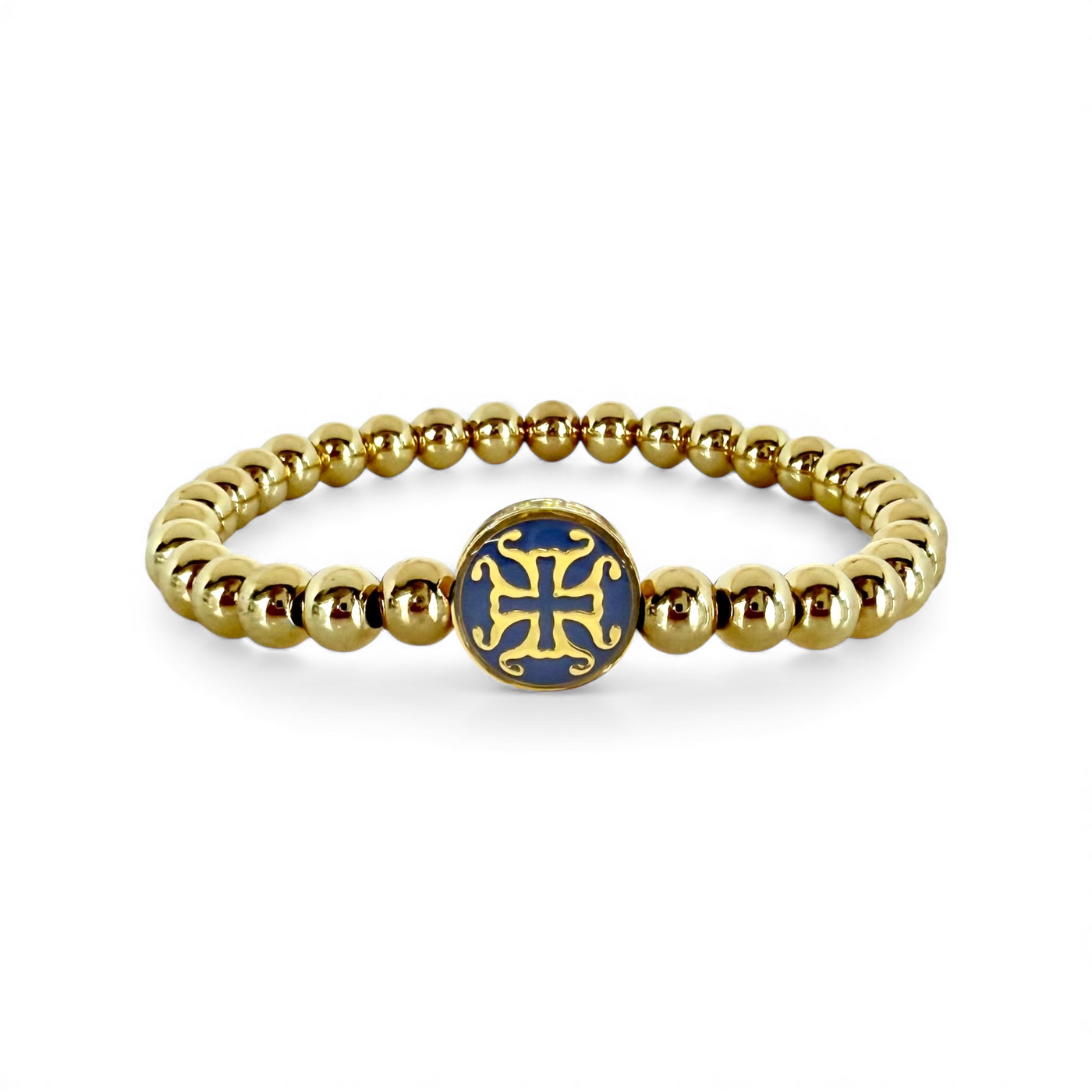 Hadlee Navy 6mm - Gold