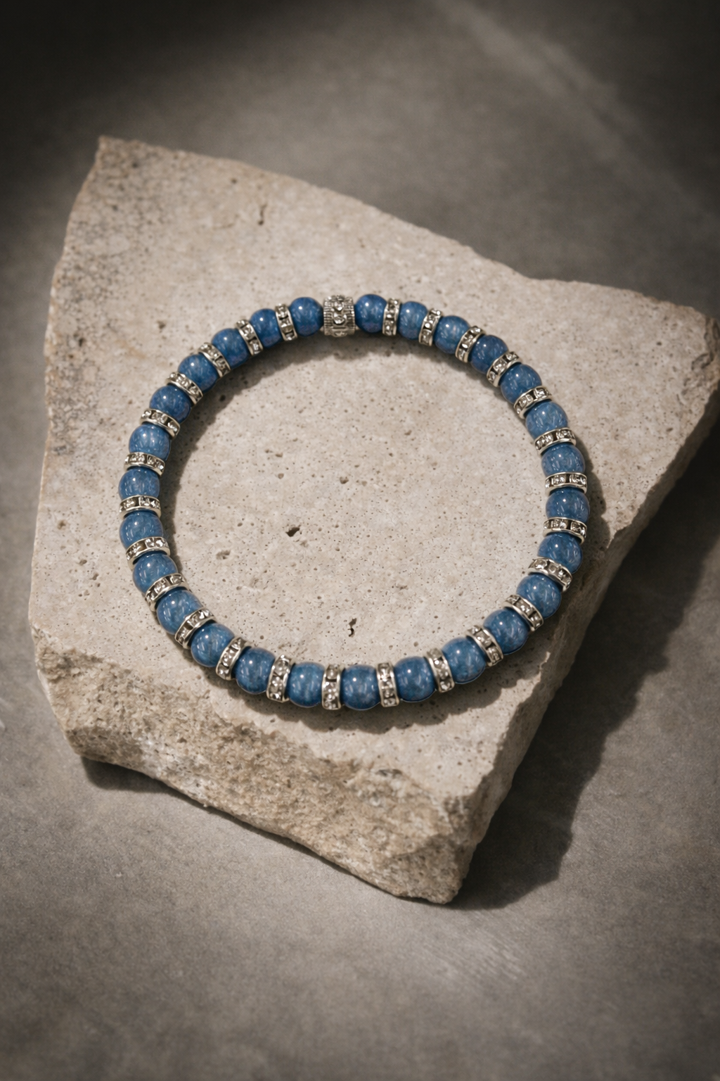 Telluride 6mm Blue Pavé Silver