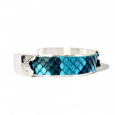 .5 Dallas Turquoise Python - Silver